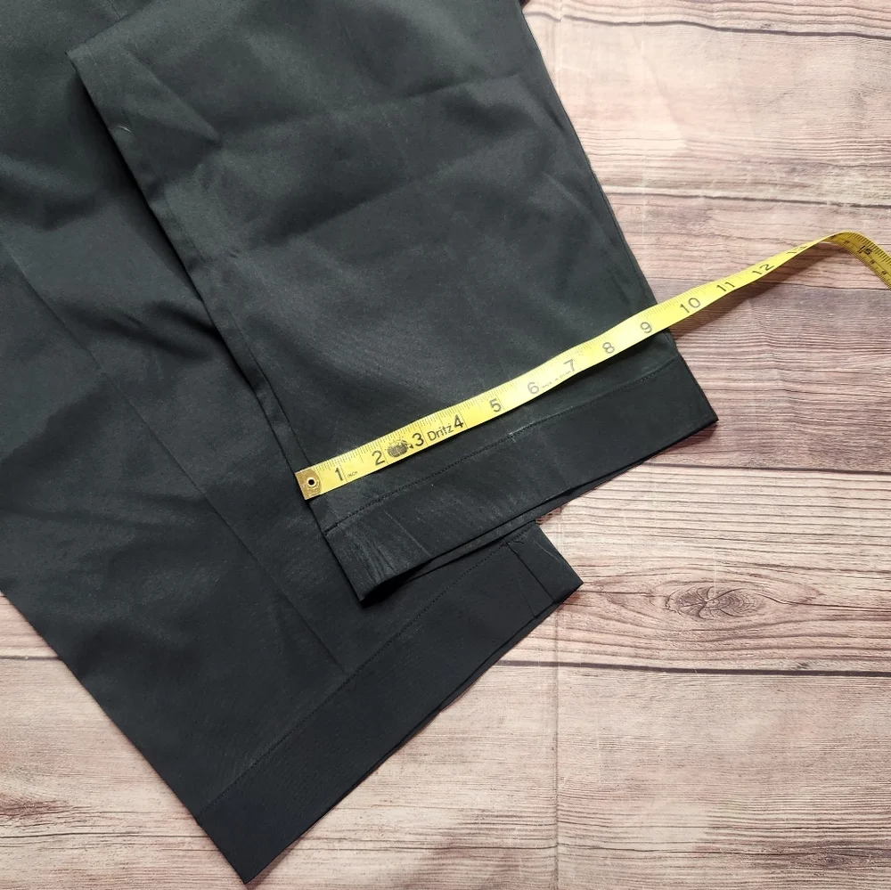 Nike Golf Black Dri Fit Tour Performance Pleated Pants 36 X 32
